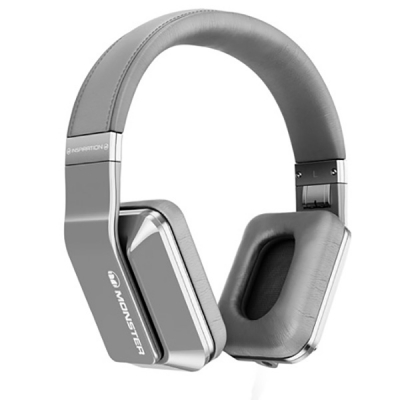  Monster Inspiration Active Noise Canceling Over-Ear Headphones (Silver)