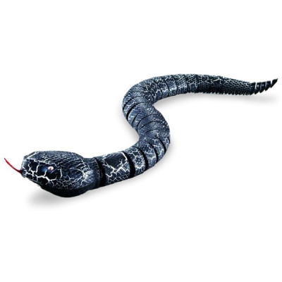 Змея "Rattle snake" на и/к управлении (черный)