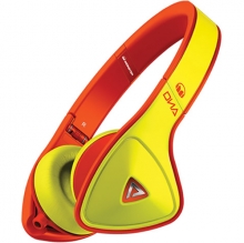 Наушники Monster® DNA Neon On-Ear Headphones - Yellow on Neon Orange