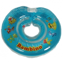 Круг для купания детей Bambino на шею от 0 до 24 месяцев, Голубой